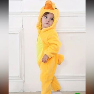Super soft and fluffy yellow duckling costume 2T